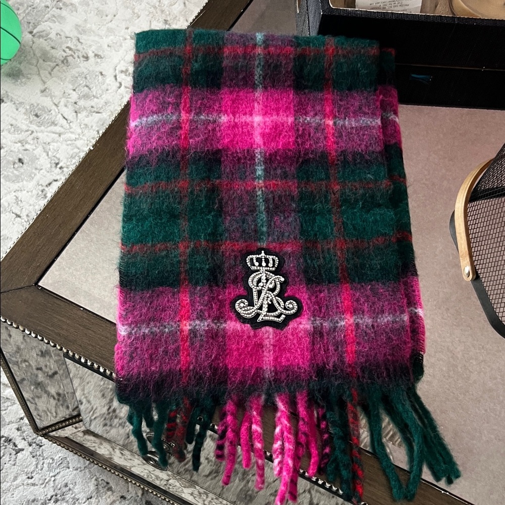 Lauren Ralph Lauren Brushed Lofty Crystal Patch Scarf